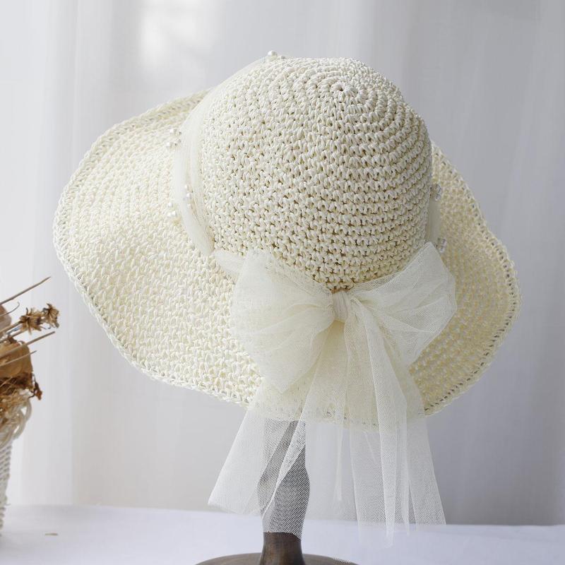 1pc Women' Straw Hat Braided Cane Fitted Breathable Wide-Brimmed Suitable for Wedding Beach Vacation, Spring Wedding Accessory, Seaside Outfits, Braided Cane Design for Special Occasions & Casual Attire
