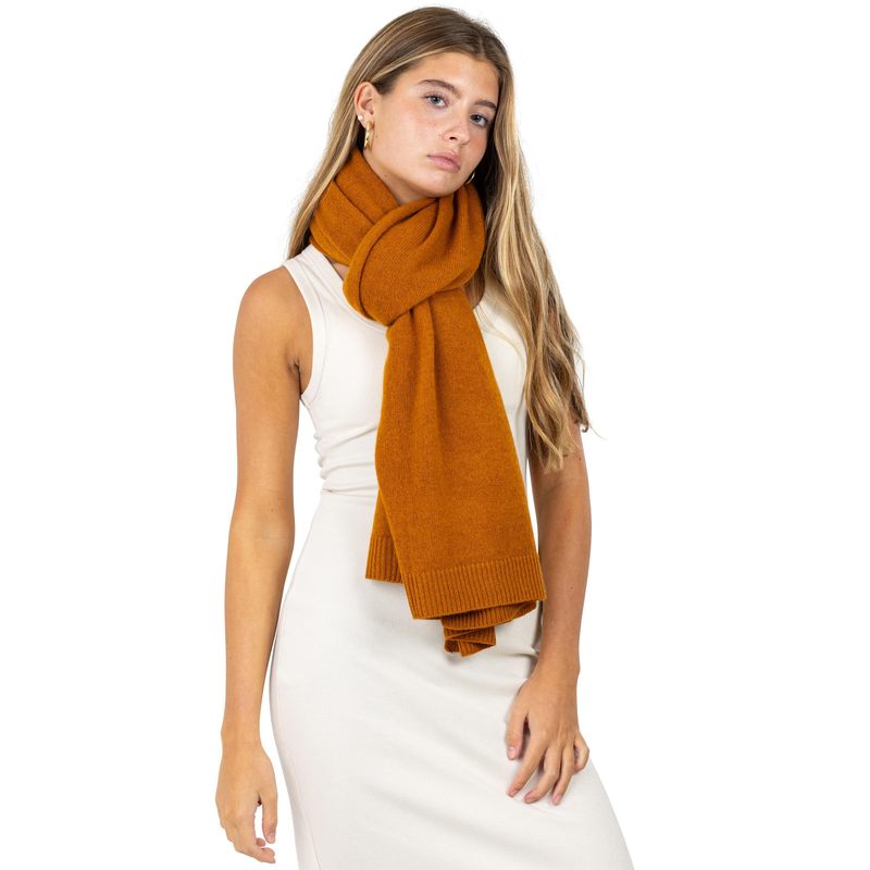 Velanio Cashmere Luxury Knitted Wrap Travel Shawl Scarf, Pashmina Stole, All-Season Scarf for Women Cashmere Wool Blend