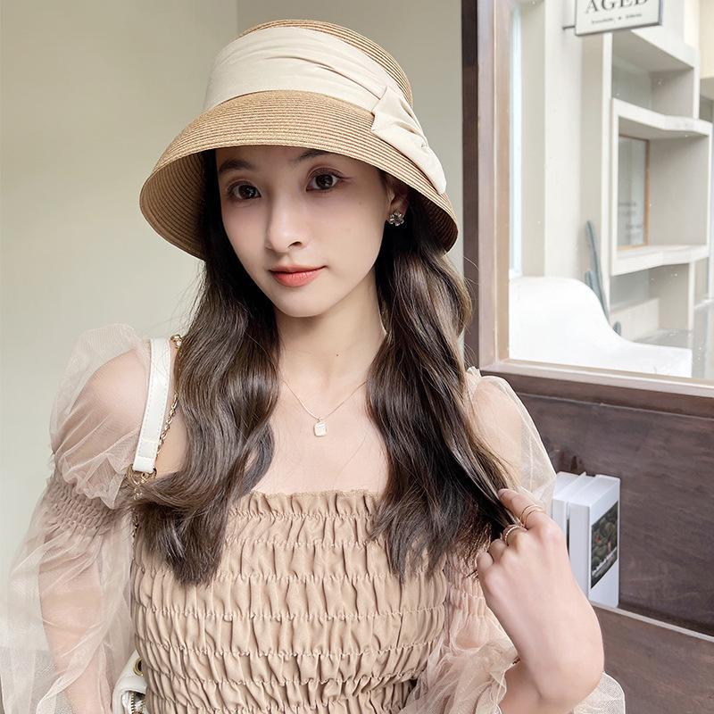 1pc Breathable Fine Raffia Bucket Hat with Braided Weave Design for Birthday | Summer Wear | Hand Wash or Dry Clean