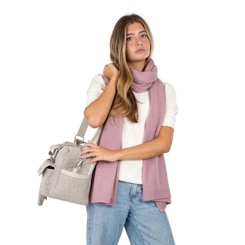 Velanio Cashmere Luxury Knitted Wrap Travel Shawl Scarf, Pashmina Stole, All-Season Scarf for Women Cashmere Wool Blend