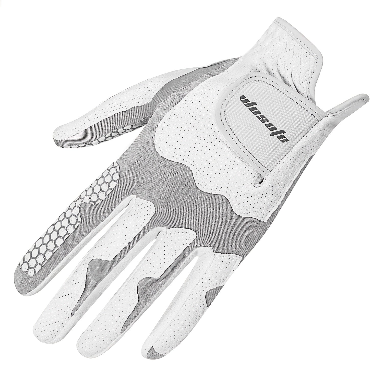 Single Left-Hand Golf Glove for Women and Men, Made of Nano Breathable Material, with Non Slip Silicone Anti-slip Particles on the Palm for Better Grip and Swing Training.high-end Classic.There Are V in Summer and Breathable in Winter.Suitable