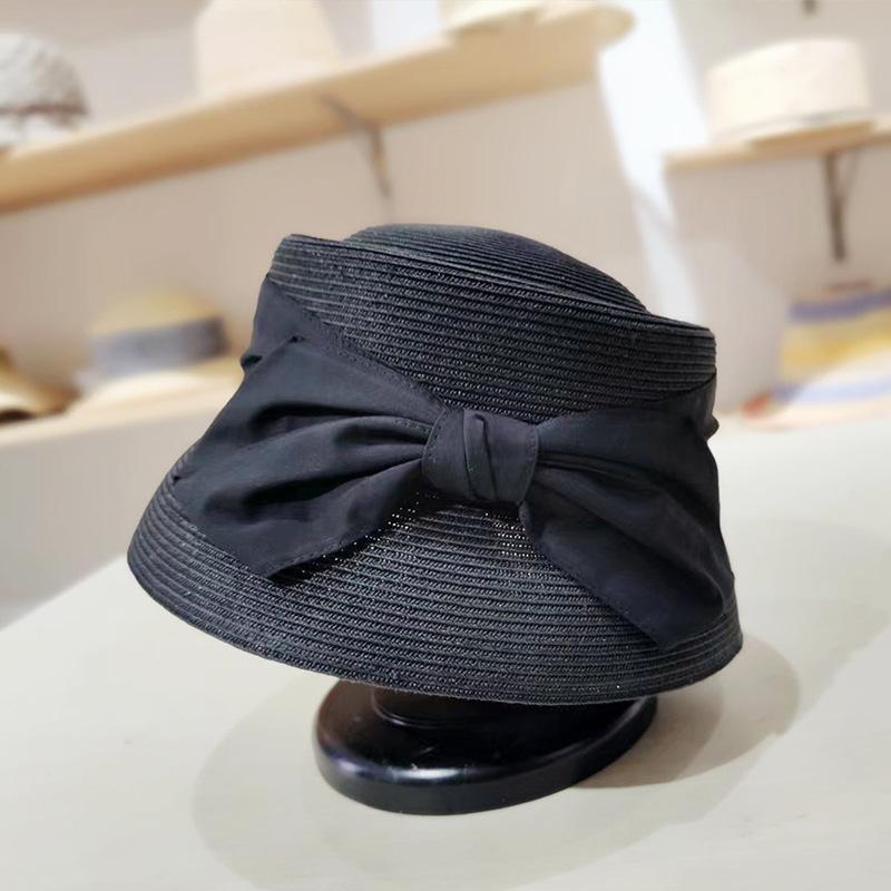 1pc Breathable Fine Raffia Bucket Hat with Braided Weave Design for Birthday | Summer Wear | Hand Wash or Dry Clean